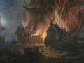 Combate de La Cordeliere devant Saint Mathieu Pierre Juilien Gilbert Batalla naval
